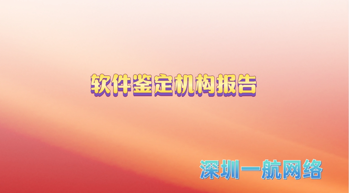 軟件鑒定機構報告 軟件鑒定機構報告